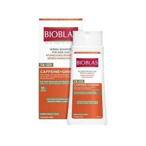 Sampon anticadere Bioblas cafeina+ginseng pentru par fragil, 360 ml