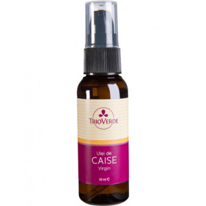 Ulei caise virgin, presat la rece 50/100ml - Trio verde - Img 2
