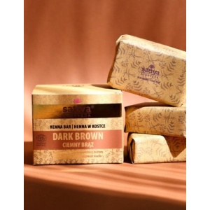 Vopsea henna crema Saten Inchis cu unt de shea si uleiuri, 3x80gr – Sattva Ayurveda - Img 2