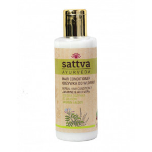 Balsam de par cu Iasomie si Aloe, efect antifrizz 210ml - Sattva Ayurveda
