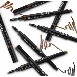Creion contur sprancene JOKO Expert Colour & Shape cu perie 02 - Img 2