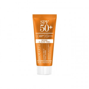 Crema solara ten SPF50 cu ganoderma si aloe - Sun Defence - Bioearth