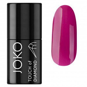 Lac gel pentru unghii JOKO TOUCH OF DIAMOND fără uscare lampă nr. 45 Full Fucsia mat