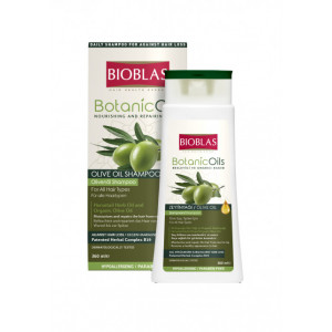 Sampon Bioblas Botanic Oils cu ulei de masline pentru par uscat si deteriorat, 360 ml