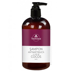 sampon natural antimatreata cu ulei de cocos-Trio Verde