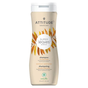 Sampon volum si stralucire pentru par fin Superleaves, 473 ml - ATTITUDE