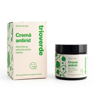 Crema Antirid cu Aloe Vera și Extracte Marine 60ml - Trio Verde