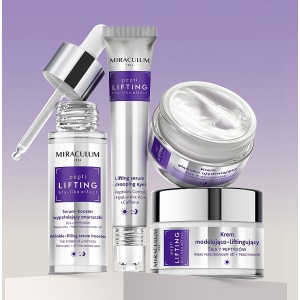 Crema zi lifting natural cu 8 peptide si acid hialuronic Miraculum 50ml - Img 2