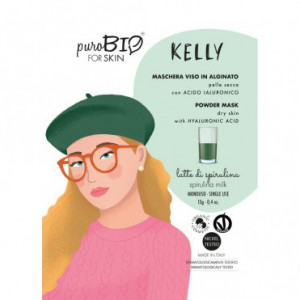 Masca peel-off ten uscat KELLY spirulina, 13gr - PuroBio