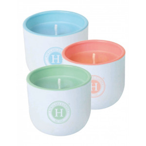 Set 3 lumanari parfumate naturale 48g - Pastello Himalaya
