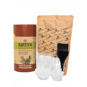 Vopsea Ciocolatiu Deschis, 150gr – Sattva Ayurveda - Img 2