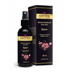 Deodorant fara aluminiu spray Opium, 80ml - Sattva