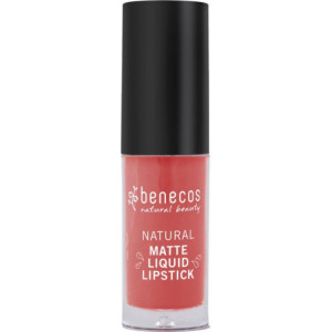 Ruj lichid mat bio, Coral Kiss - Benecos