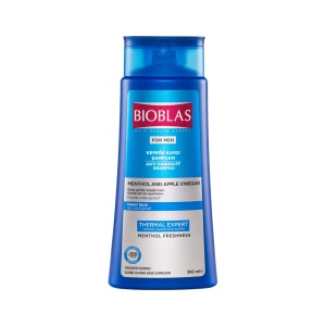 Șampon Bărbați anticădere păr și antimătreață cu mentol și oțet de mere, 360 ml