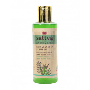 Sampon natural cu Neem si Aloe, 210ml - Sattva Ayurveda