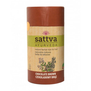 Vopsea Ciocolatiu Deschis, 150gr – Sattva Ayurveda - Img 1