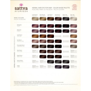 Vopsea henna crema Saten Inchis cu unt de shea si uleiuri, 3x80gr – Sattva Ayurveda - Img 3