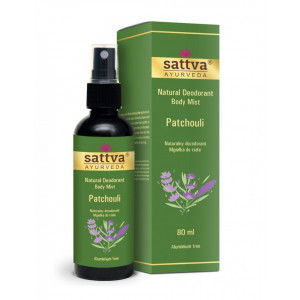 Deodorant fara aluminiu Patchouli, 80ml - Sattva