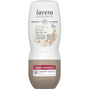 Deodorant roll-on BIO Natural & Mild 48h, aroma discreta - LAVERA