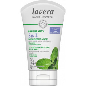 Gel de curatare scrub si masca 3 in 1, purificator & antiacnee - LAVERA