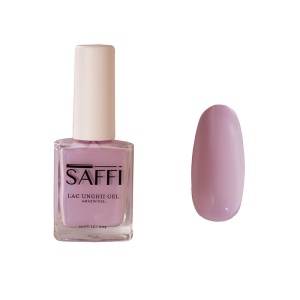 Lac de unghii rezistent fara lampa nr 5 Milky Lila 10ml - Saffi - Img 2