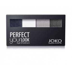 Paleta de farduri de pleoape cu patru culori JOKO QUATTRO 400