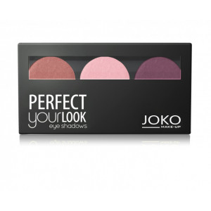 Paleta de farduri de pleoape cu trei culori JOKO TRIO 301