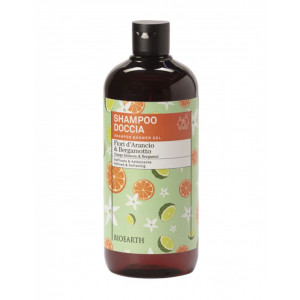 Sampon, gel de dus cu flori de portocal si bergamota, 500ml – Family Bioearth