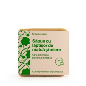 Săpun cu lăptișor de matcă și miere Trio Verde