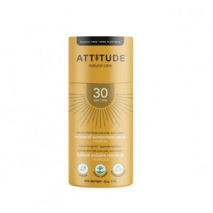 STICK mineral pentru protectie solara, Tropical SPF 30, 18.4 G Attitude