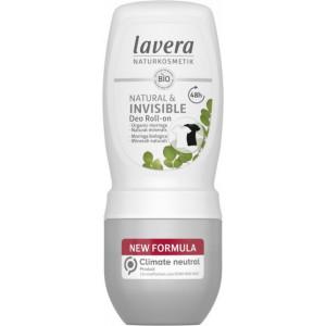 Deodorant roll-on 24h Invisible, fara urme albe - LAVERA