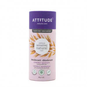 Deodorant stick cremos cu musetel, fara aluminiu, parabeni sau talc Attitude 85g