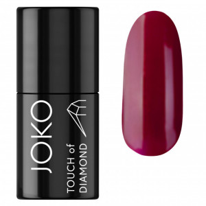 Lac gel pentru unghii JOKO TOUCH OF DIAMOND fără uscare lampă nr. 49 Dark Cherry