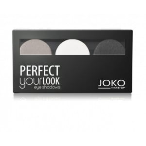 Paleta de farduri de pleoape cu trei culori JOKO TRIO 302
