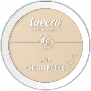 Pudra compacta bio Satin Powder, Medium 02 - LAVERA