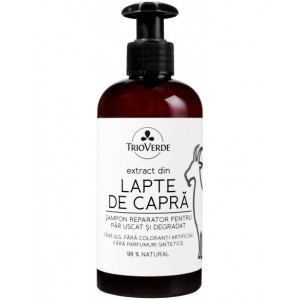 Șampon reparator cu extract din Lapte de Capră 250ml - Trio Verde