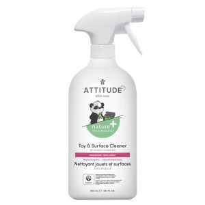 Solutie ecologica pentru curatat suprafete si jucarii, 800 ml - ATTITUDE