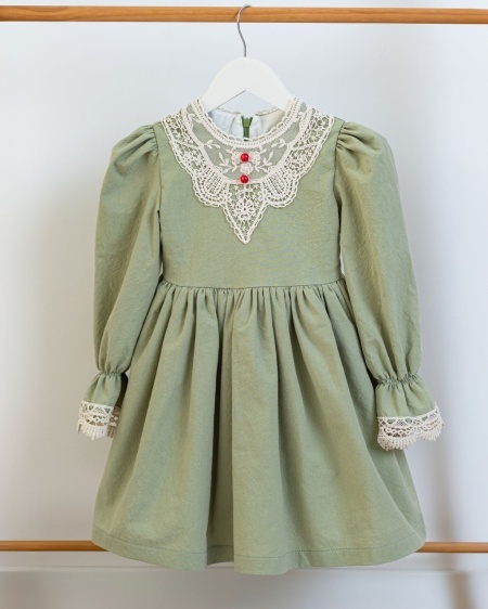 rochie verde fete