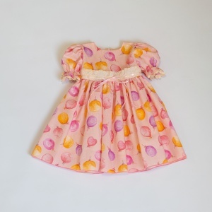 Rochita bumbac fetite 1-5 ani, PINK BALLON DREAM