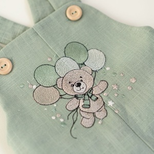 detaliu broderie ursulet