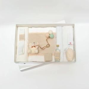 Set trusou Fetita/Baiat BALOANE CREM, 0-12 luni, 8 piese