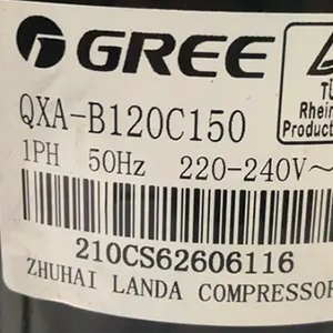 compresor ac gree qxa-b120c150