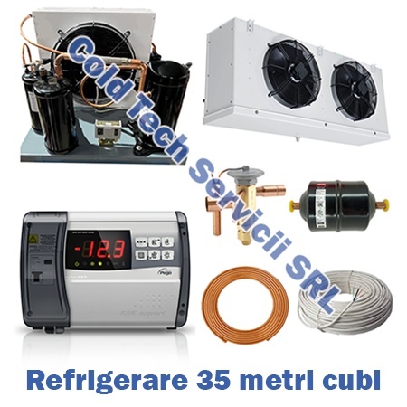 Refrigeration System for a 35 Cubic Meter Cold Room