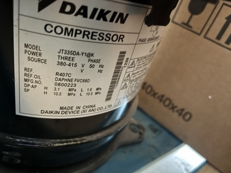 Daikin JT335DA-Y1@K - AC Compressor, R407C