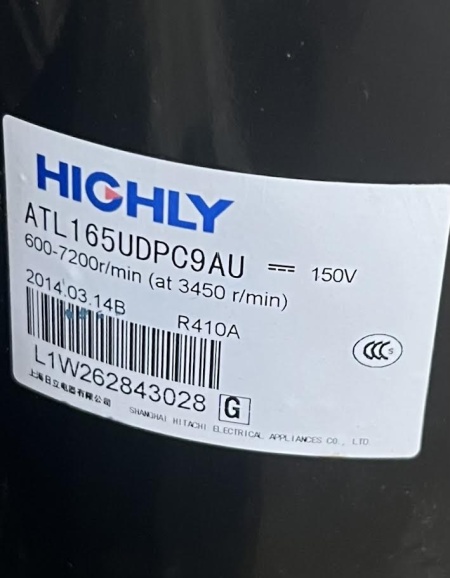 AC Compressor 24,000 BTU | Highly | ATL165UDPC9AU DC