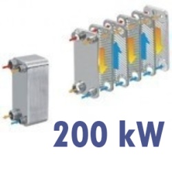 Schimbator de Caldura Freon - Apa 200 kW