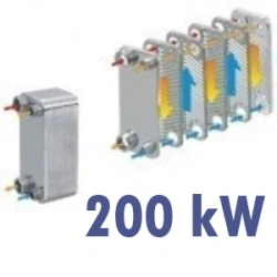 Schimbător de Căldură Freon-Apă | 200 kW