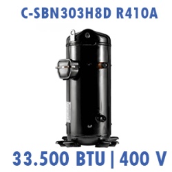 Compresor Scroll Sanyo C-SBN303H8D R410A, 3HP