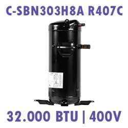 Compresor Scroll Sanyo R407C, 3HP