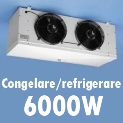 Evaporator suflantă 6000 W/ -25°C | Congelare-Refrigerare